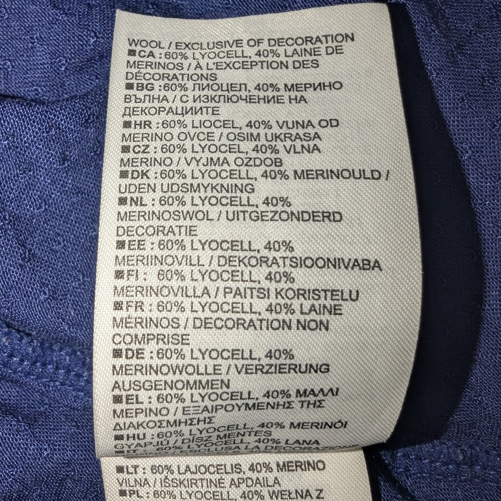 Icebreaker Zoneknit Men's size Large Short Sleeve Merino Blend Blue Base layer - Picture 7 of 7